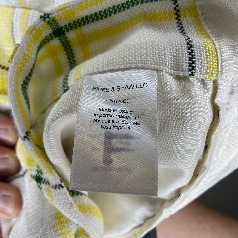 NWT VERONICA BEARD Carito Shorts Yellow Clueless - Picture 5 of 6
